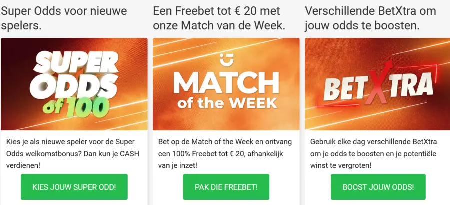 WK Challenge Circus.nl, Super Odds, Match of the Week